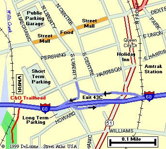 Map: Cumberland Trail Head